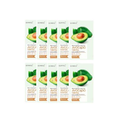 EUNYUL Natural Moisture Mask Pack Avocado 10pcs