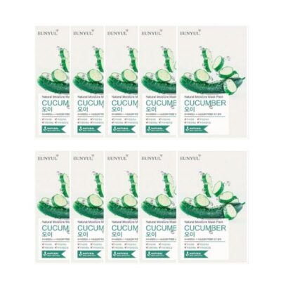 EUNYUL Natural Moisture Mask Pack Cucumber 10pcs