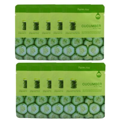 Farm Stay Visible Difference Mask Sheet Cucumber 10pc