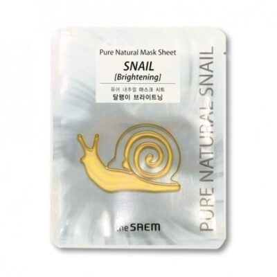The Saem Pure Natural Mask Sheet Snail Brightening 1pc
