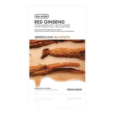 THE FACE SHOP Real Nature Face Mask Red Ginseng 1pc