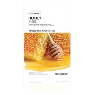 THE FACE SHOP Real Nature Face Mask Honey 1pc