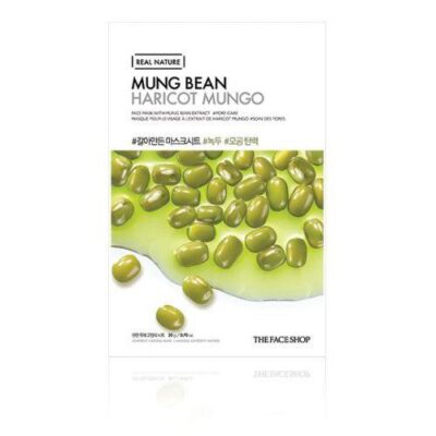 THE FACE SHOP Real Nature Face Mask Mung Bean 1pc