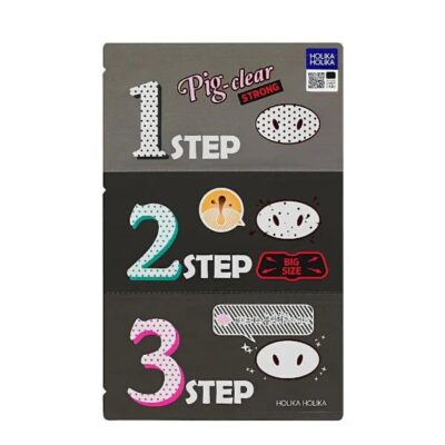 Holika Holika Pig Clear Black Head 3Step Kit (Strong)