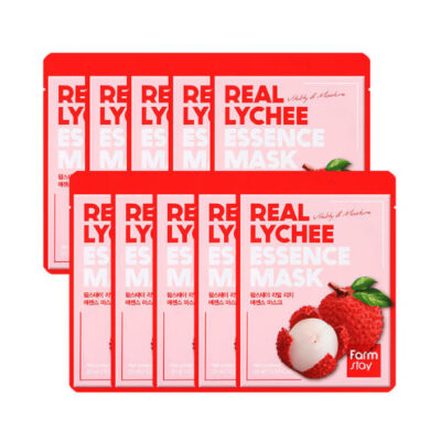 Farm Stay Real Essence Mask Lychee 23ml*10pcs