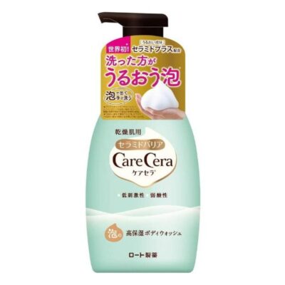 Rohto Mentholatum Care Cera Foam High Moisturizing Body Wash 450ml