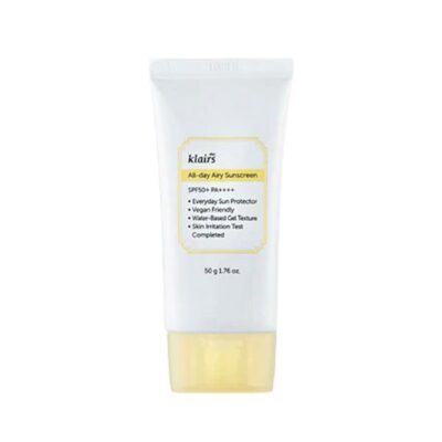 Dear, Klairs Allday Airy Sunscreen SPF50+ PA++++ 50g