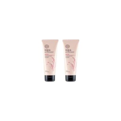 THE FACE SHOP Rice Water Bright Foaming Cleanser 300ml (2pcs) Set