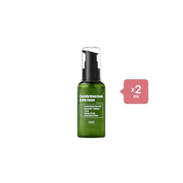 Purito SEOUL Centella Green Level Buffet Serum 60ml (2pcs) Set