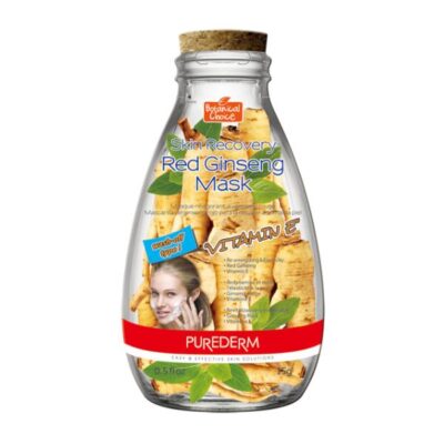 PUREDERM Skin Recovery Red Ginseng Mask 15g Vitamin E 1pc