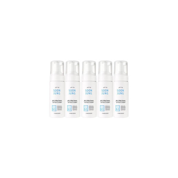 ETUDE Soon Jung pH 6.5 Whip Cleanser 150ml (5pcs) set