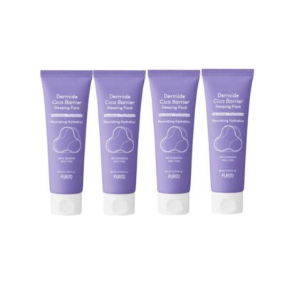 Purito SEOUL Dermide Cica Barrier Sleeping Pack 80ml (4pcs) Set