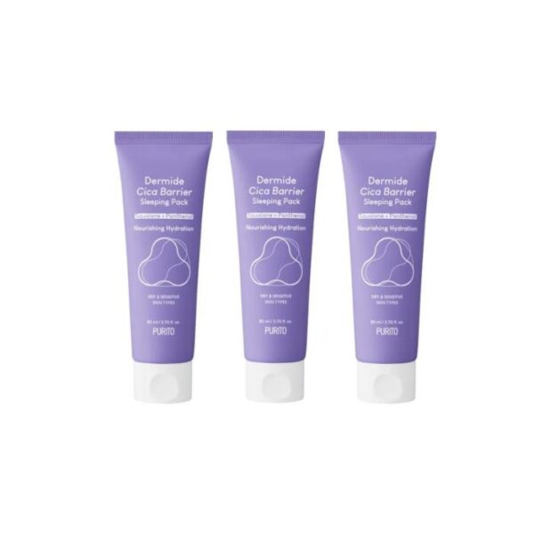 Purito SEOUL Dermide Cica Barrier Sleeping Pack 80ml (3pcs) Set