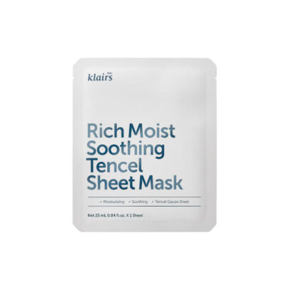Dear, Klairs Rich Moist Soothing Tencel Sheet Mask 1pc