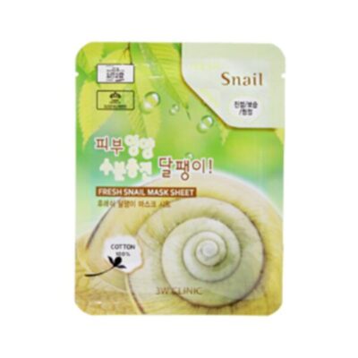 3W Clinic Fresh Snail Mask Sheet 1pc