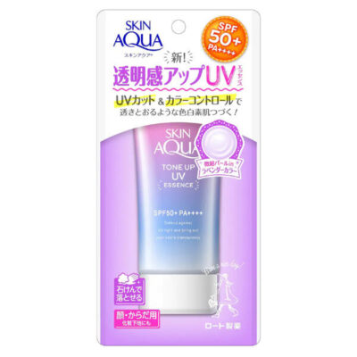 Rohto Mentholatum Skin Aqua Tone Up UV Essence SPF50+ PA++++ 80g