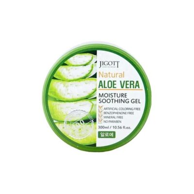 Jigott Natural Aloe Vera Moisture Soothing Gel 300ml