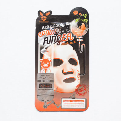 Elizavecca Red Ginseng Deep Power Ringer Mask Pack 1pc