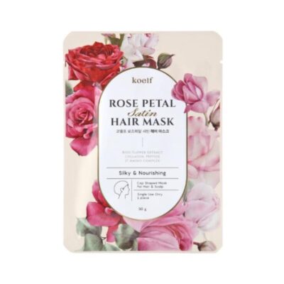 PETITFEE Koelf Rose Petal Satin Hair Mask 30g X 1pc