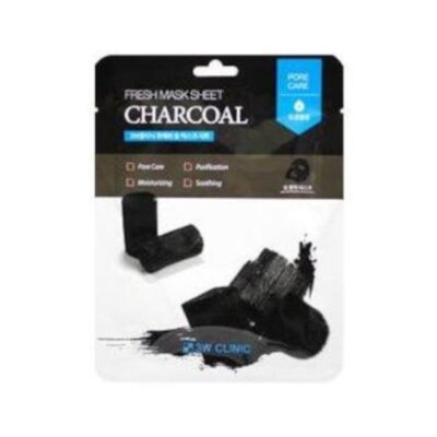 3W Clinic Fresh Charcoal Mask Sheet 1pc
