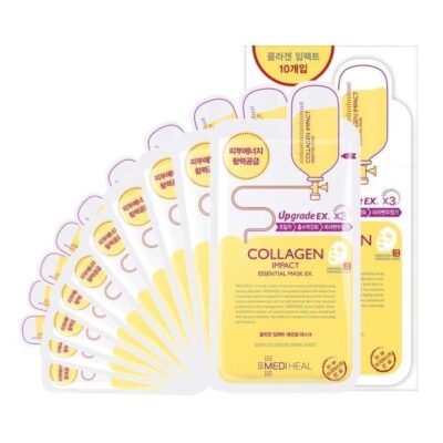 Mediheal Upgrade x3 Collagen Impact Essential Mask 10pc