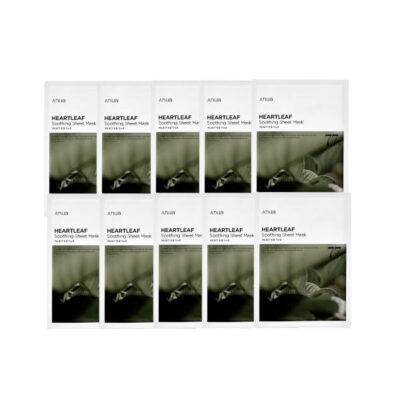 ANUA Heartleaf 77% Soothing Sheet Mask 10pcs