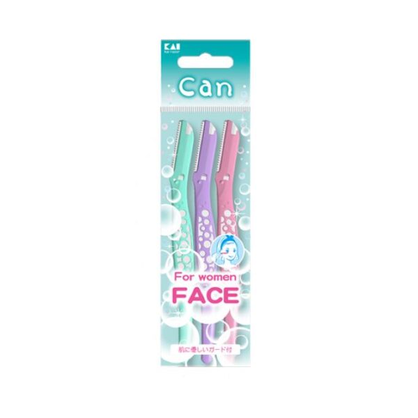 KAI Can Bubble Face Razor L Type 3pc