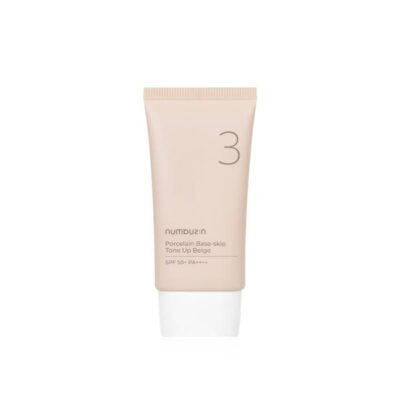 numbuzin No.3 Porcelain Baseskip Tone Up Beige