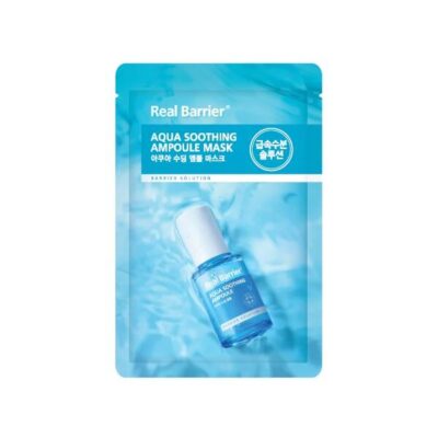 Real Barrier Aqua Soothing Ampoule Mask (New) 1pc