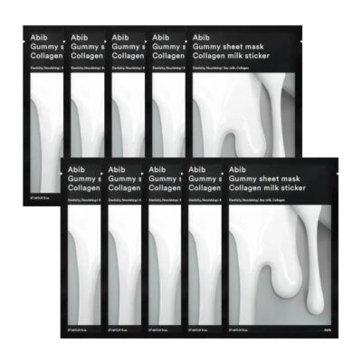 Abib Gummy Sheet Mask Collagen Milk Sticker 10pc