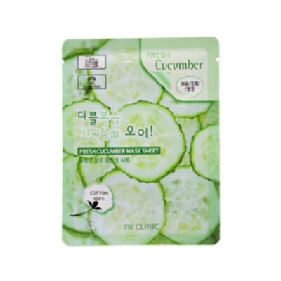 3W Clinic Fresh Cucumber Mask Sheet 1pc