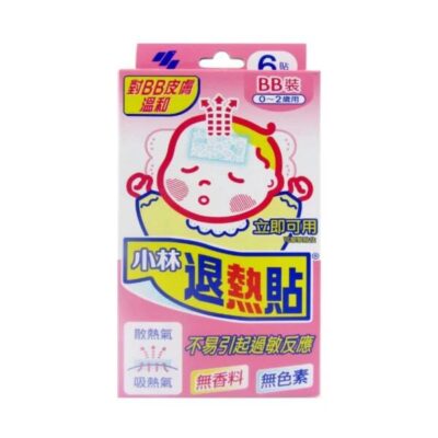 Kobayashi Cooling Gel Patch For Baby 6pcs
