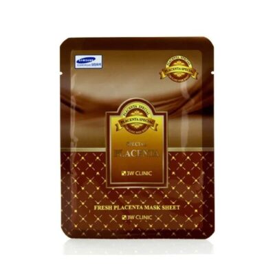 3W Clinic Fresh Placenta Mask Sheet 1pc
