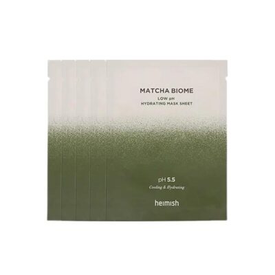 heimish Matcha Biome Low pH Hydrating Mask Sheet 5pcs