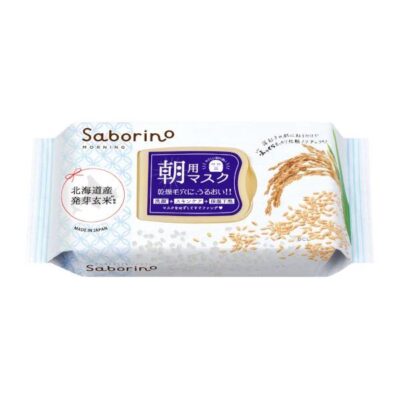 BCL Saborino Morning Mask 28pcs Hokkaido Brown Rice