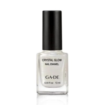 GA-DE Crystal Glow Nail Enamel, Snow Ball