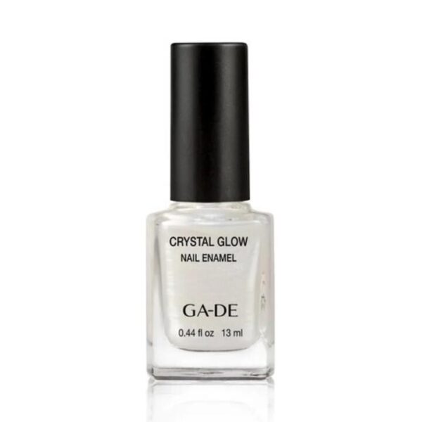 GA-DE Crystal Glow Nail Enamel, Snow Ball