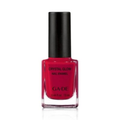 GA-DE Crystal Glow Nail Enamel, 510-Poppy Red
