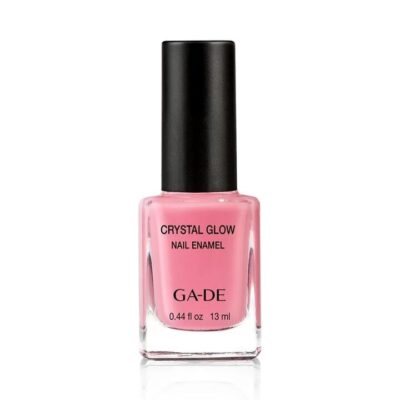 GA-DE Crystal Glow Nail Enamel, Flamingo Pink