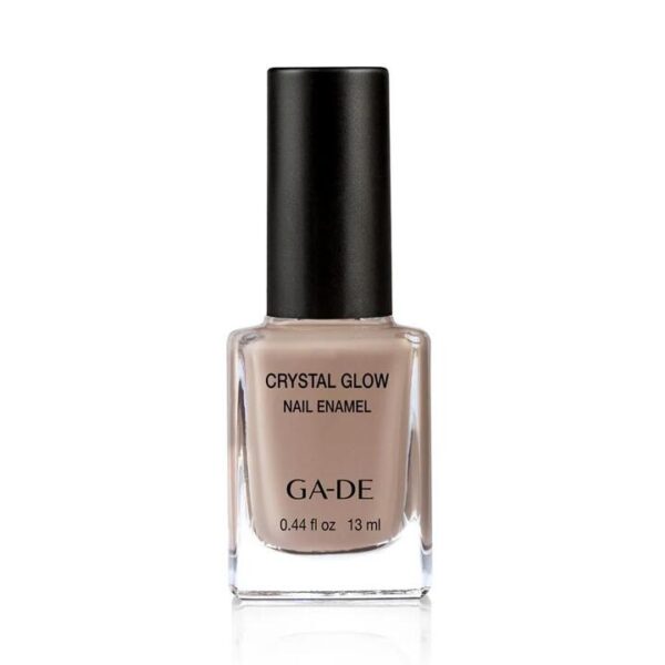 GA-DE Crystal Glow Nail Enamel, Nude In The City