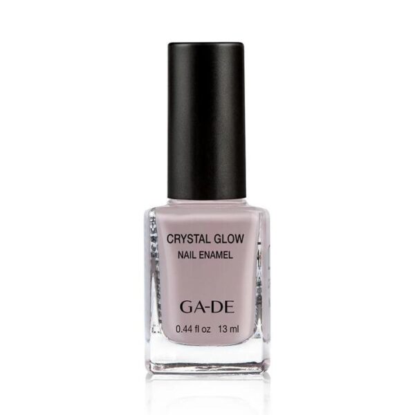 GA-DE Crystal Glow Nail Enamel, Pale Shell