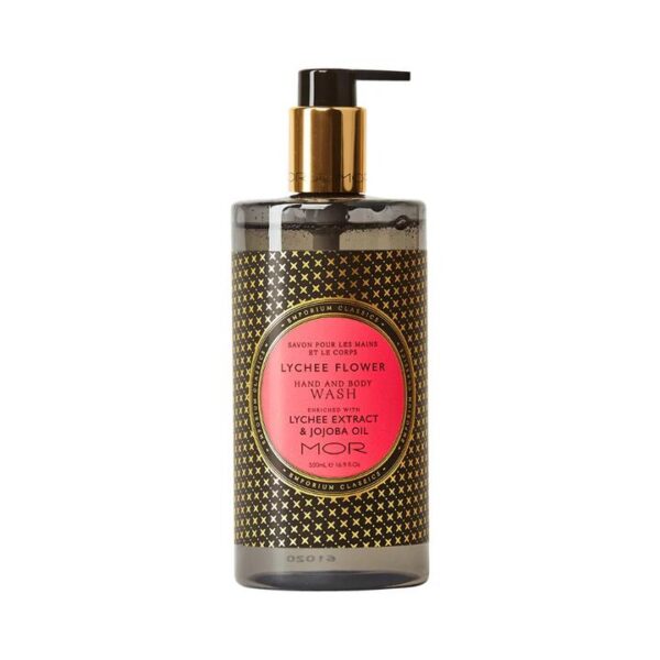 MOR Emporium Classics Hand & Body Wash 500ml, Lychee Flower