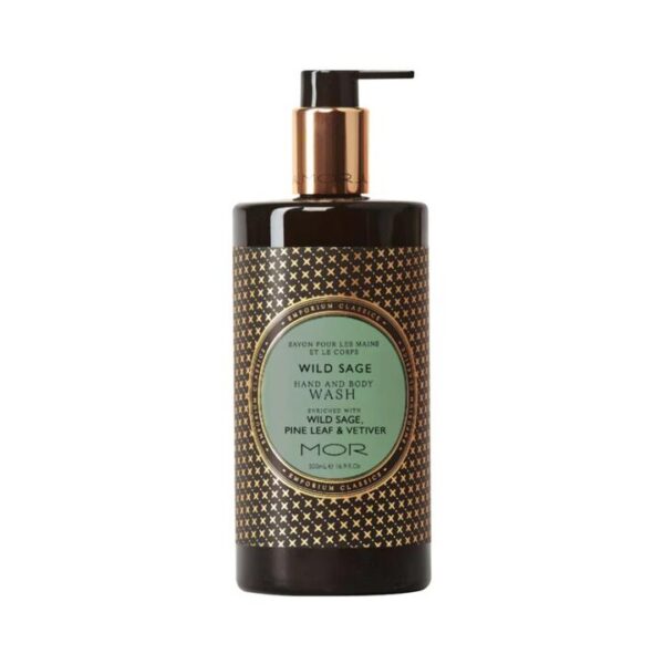 MOR Emporium Classics Hand & Body Wash 500ml, Wild Sage