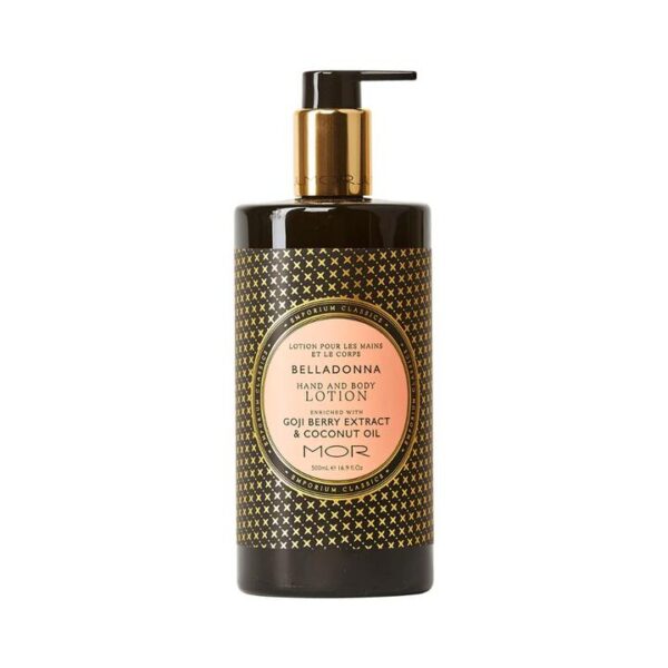 MOR Emporium Classics Hand & Body Lotion 500ml, Belladonna