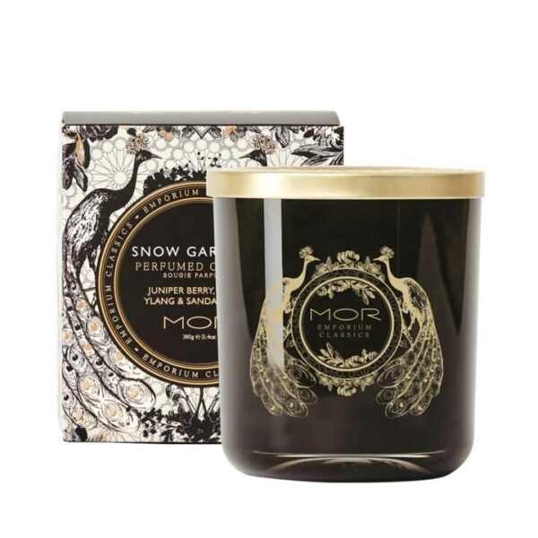 MOR Emporium Classics Fragrant Soy Candle 380g, Snow Gardenia