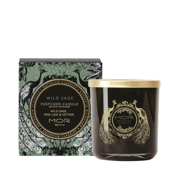 MOR Emporium Classics Fragrant Soy Candle 380g, Wild Sage