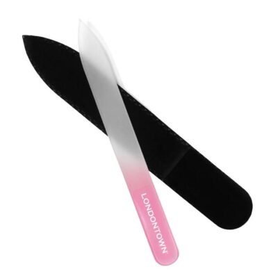 Londontown kur Glass Nail File, Pink