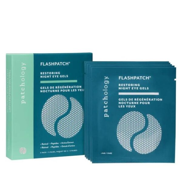 Patchology FlashPatch¬Æ Restoring Night Eye Gels, 5 Pairs/Box