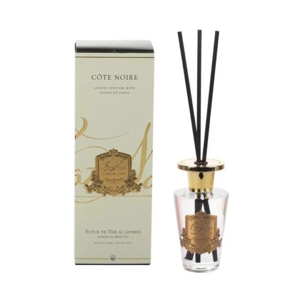 Cote Noire Diffuser Jasmine Tea Flower, 150ml Gold