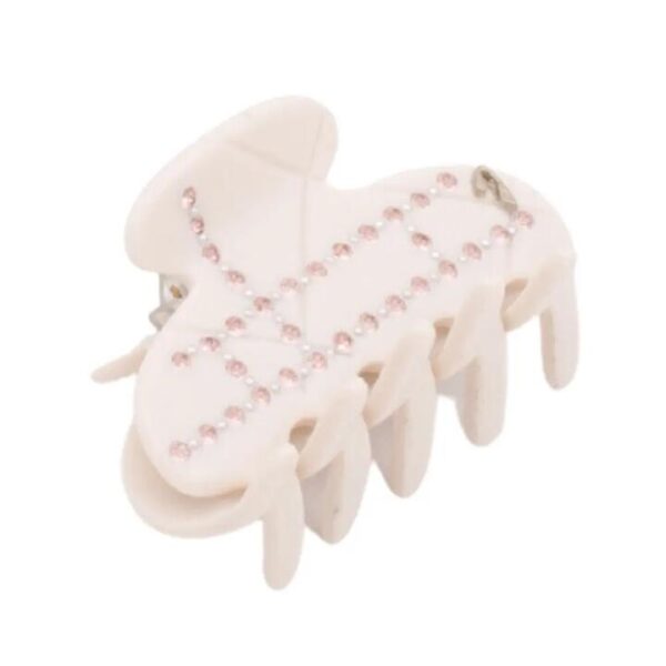Janeke & Swarovski Hair Clip Small, Ivory